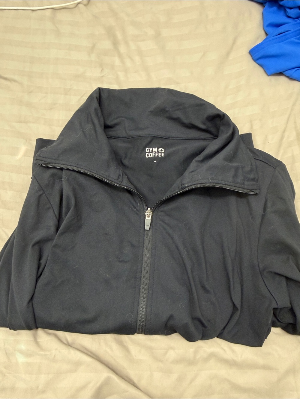 Women’s gym and coffee Black Full-Zip Jacket
